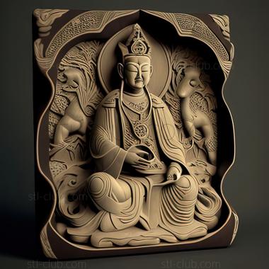 3D model Lama Tibetan (STL)